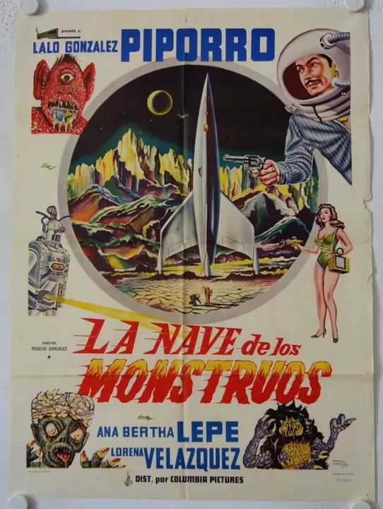 La nave de los monstruos poster